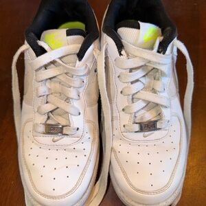 Nike Kids White and Black Sneakers